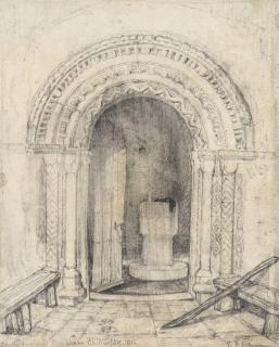 John Sell Cotman - South doorway, Mundham church, Norfolk