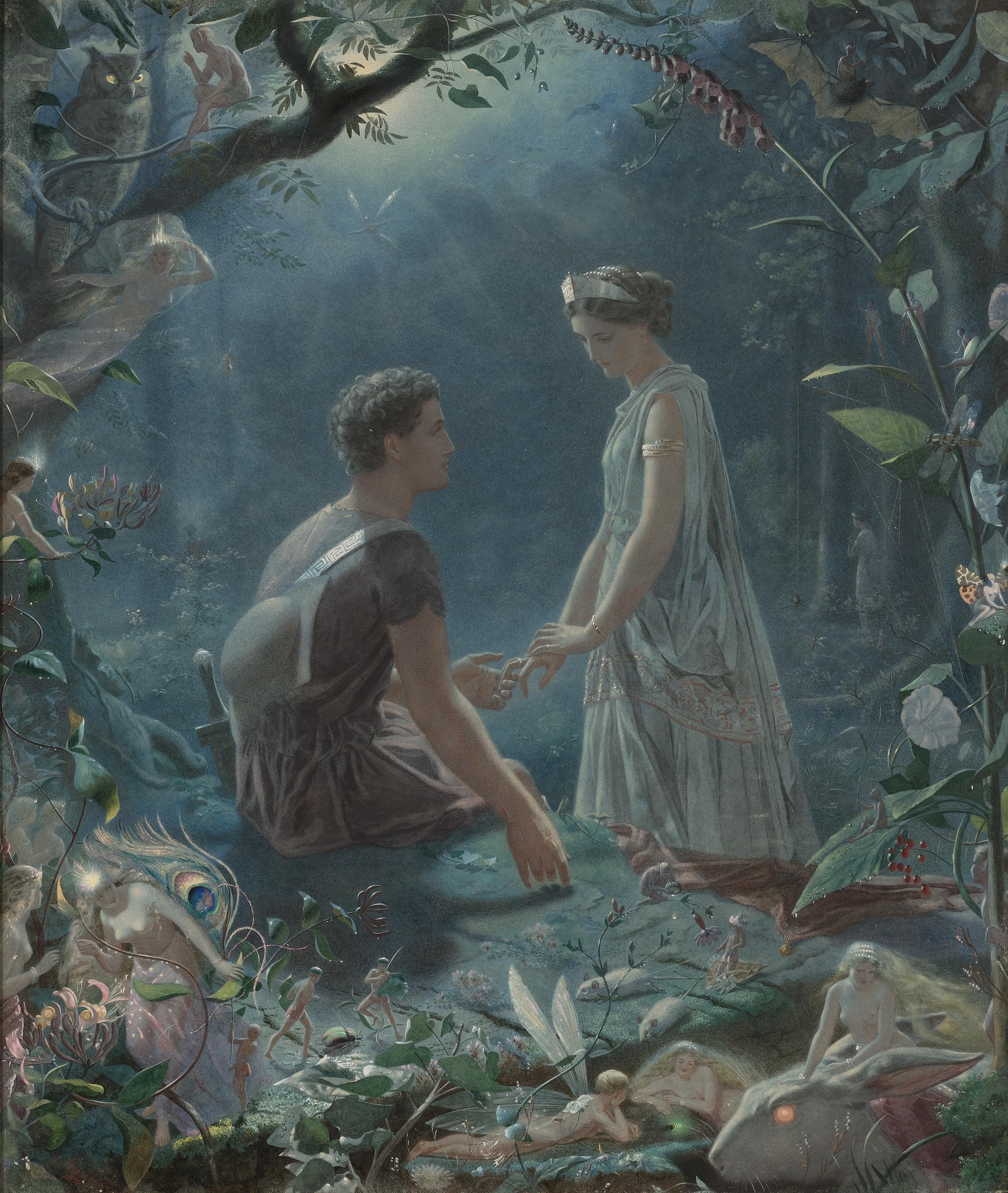 John Simmons - British hermia And Lysander, A Midsummer Night\'S Dream