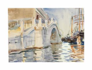 John Singer Sargent, R.A., R.W.S., H.R.S.A. - A Bridge In Venice