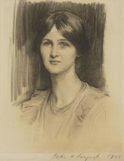John Singer Sargent, R.A. - Portrait of Angela McInnes, later Angela Thirkell, granddaughter of Sir Edward Burne-Jones