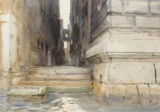 John Singer Sargent - Base of a Palace