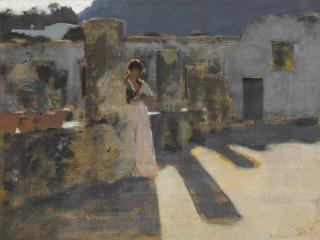 John Singer Sargent - Capri Girl on a Rooftop