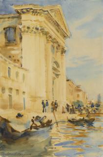 John Singer Sargent - I Gesuati (Canal Scene, Venice; The Church Of The Gesuati, Venice; Il Gesuati, Venice)