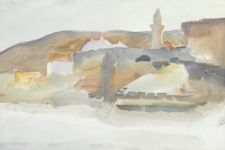 John Singer Sargent - Mosque, Jerusalem