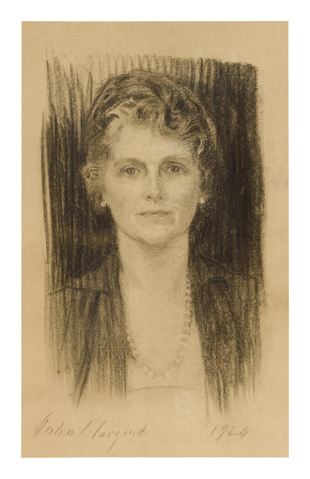 John Singer Sargent - Portrait Of Mrs. Edwin S. Webster