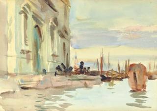 John Singer Sargent - Spirito Santo, Zattere (Venice, Zattere)