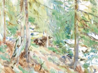 John Singer Sargent - Val D\'Aosta, Purtud