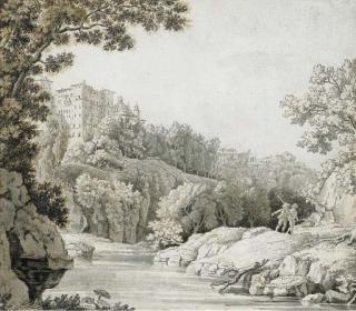 John Skelton - View of Ariccia, Italy