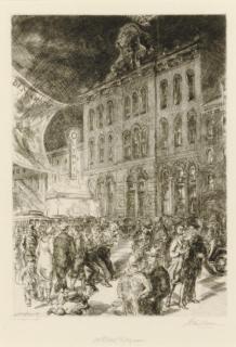 John Sloan - Fourteenth Street, The Wigwam (M. 235)