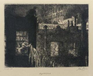 John Sloan - Night Windows (Morse 152)