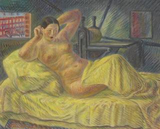 John Sloan - Nude In Washington Square