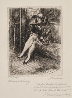 John Sloan - Reading in the Subway