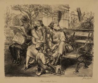 John Sloan - Shine, Washington Square