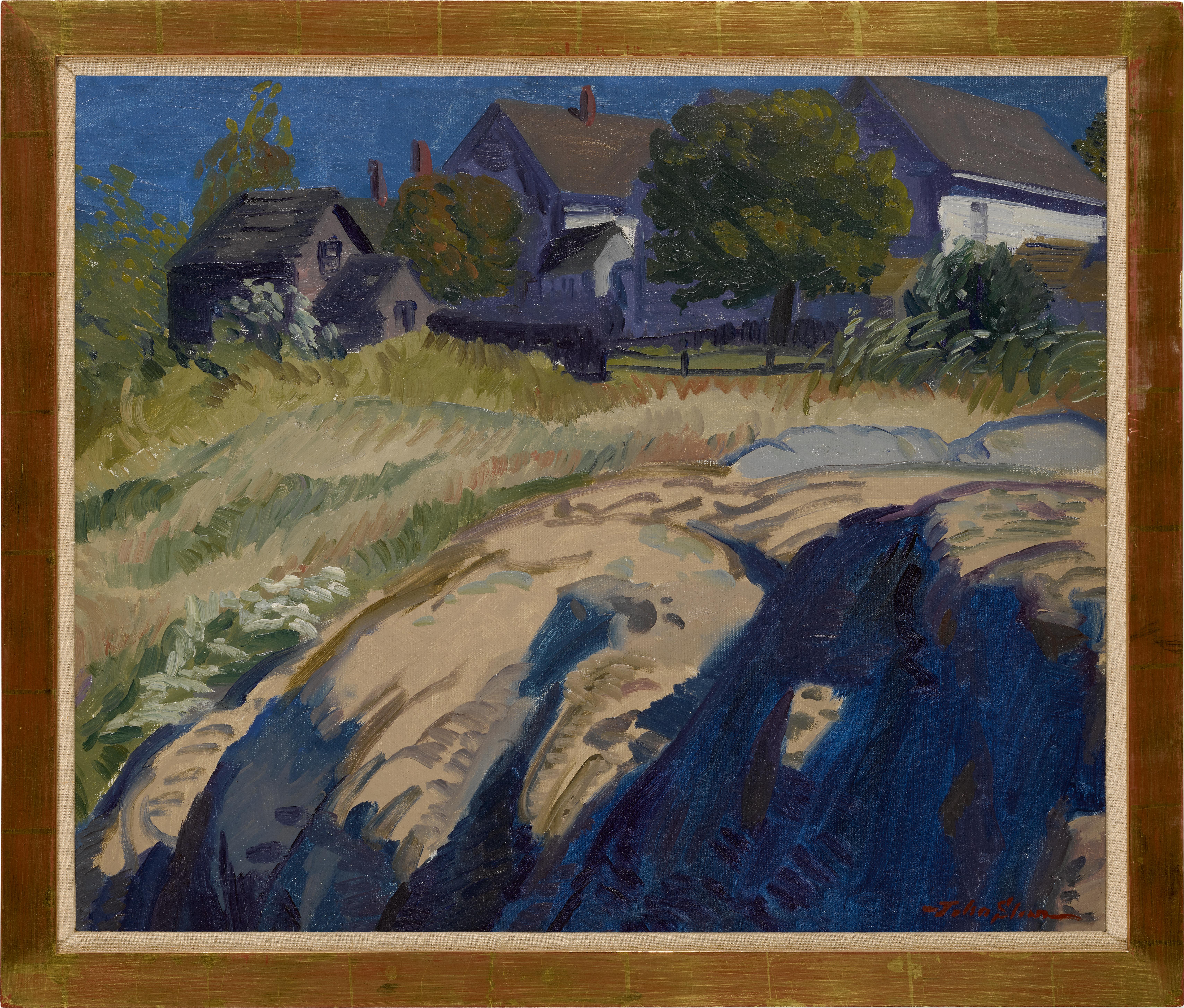 John Sloan - Sun And Shadow In Rocks