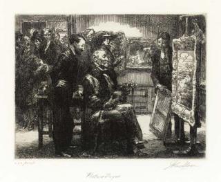 John Sloan - The Picture Buyer (Morse 153)