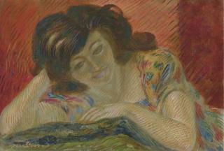 John Sloan - Woman With Head On Hand