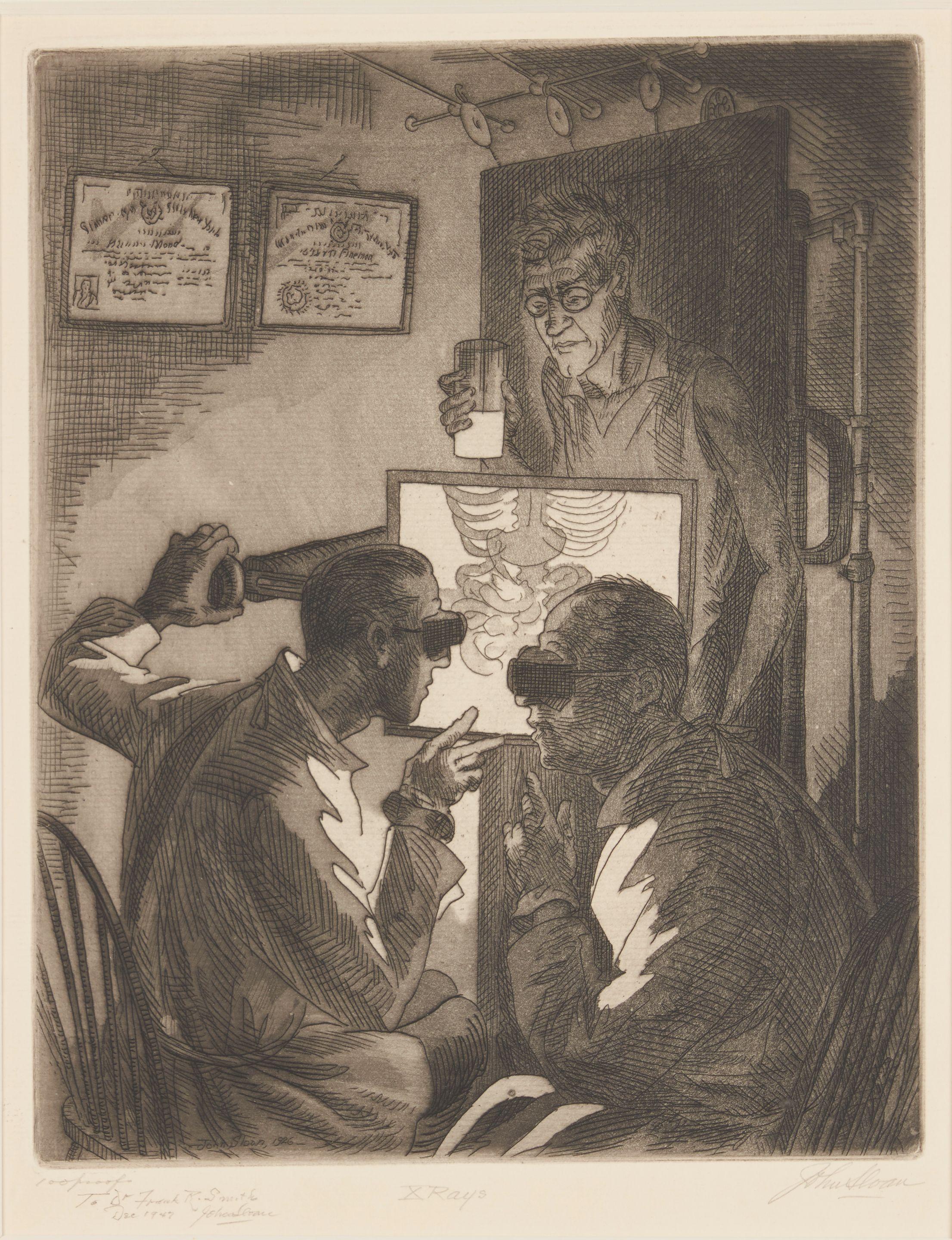 John Sloan - X-Rays, alternatively titled Fluoroscope