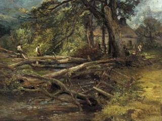 John Smart, R.S.A., R.B.A., R.S.W. - The Old Mill, Dalchongie, Strathearn