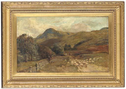 John Smart, R.S.A. - The return of the flock