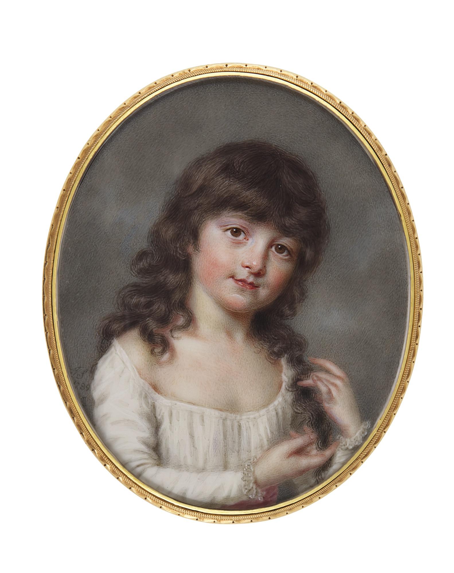John Smart - Portrait Of A Young Girl