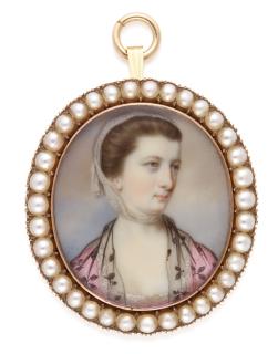 John Smart - Portrait Of Gertrude, Duchess Of Bedford, Née Leveson-Gower (1715-1794)