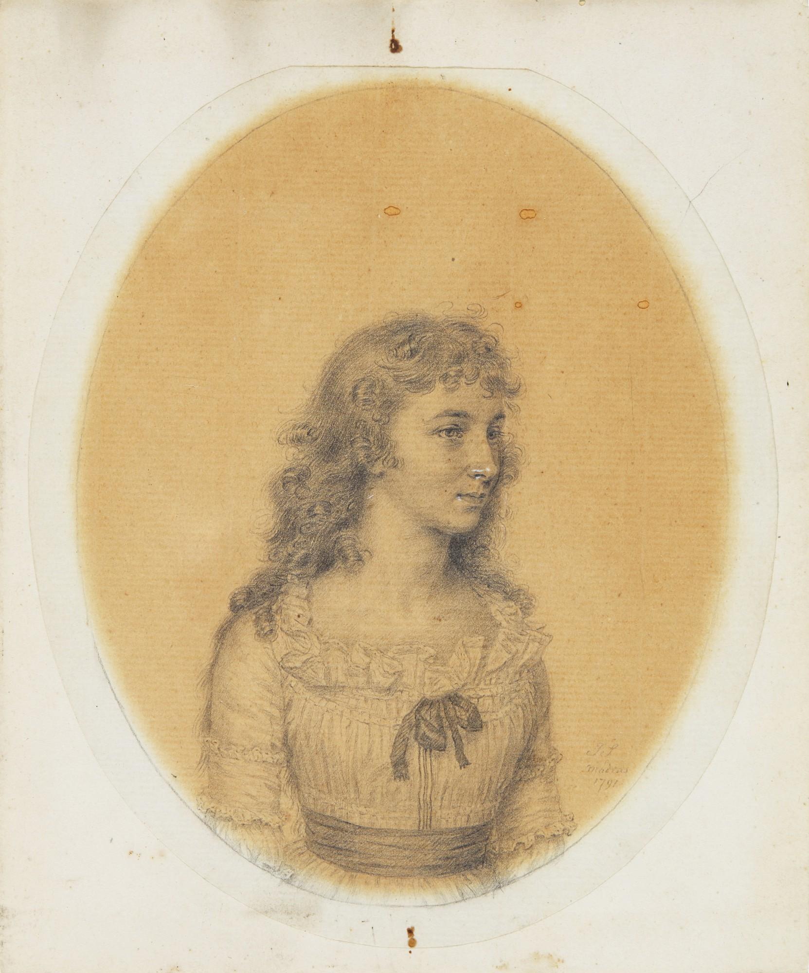 John Smart - Portrait of Sophia Dighton (1770-1793), the artist\'s daughter