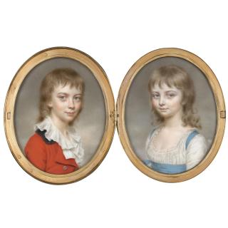 John Smart - Portrait Of William And Maria Burroughs