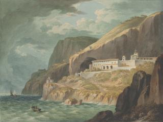 John Smith, O.W.S. - A convent at Amalfi near Salerno, Italy