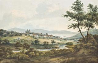 John Smith, O.W.S. - An extensive Italianate landscape