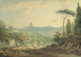 John Smith - Distant View of St Peter\'S And The Vatican, Rome