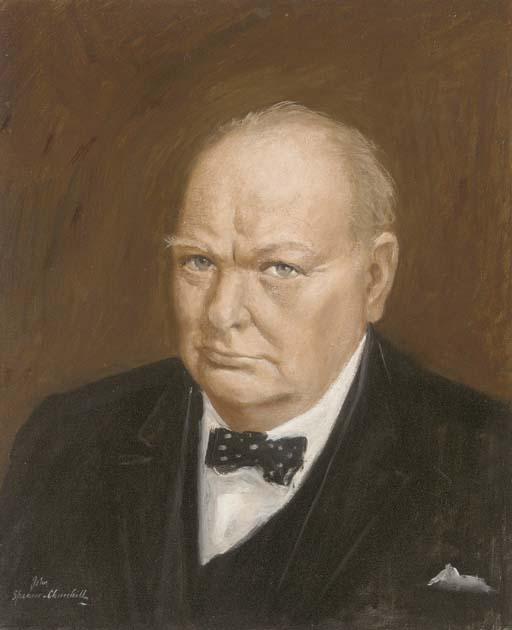 John Spencer Churchill - Portrait of Sir Winston Churchill