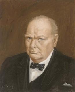 John Spencer Churchill - Portrait of Sir Winston Churchill