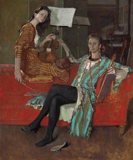 John Stanton Ward, R.A., R.W.S. - The Sisters