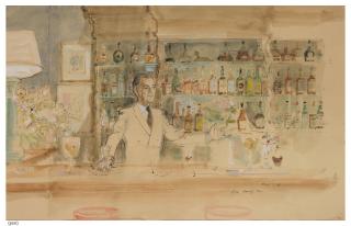 John Stanton Ward, R.A. - Elso, Harry\'s Bar (i); Building Harry\'s Bar, July 1978; Peter Witney & Johnnie (ii); Harry\'s Bar, Venice (iii)