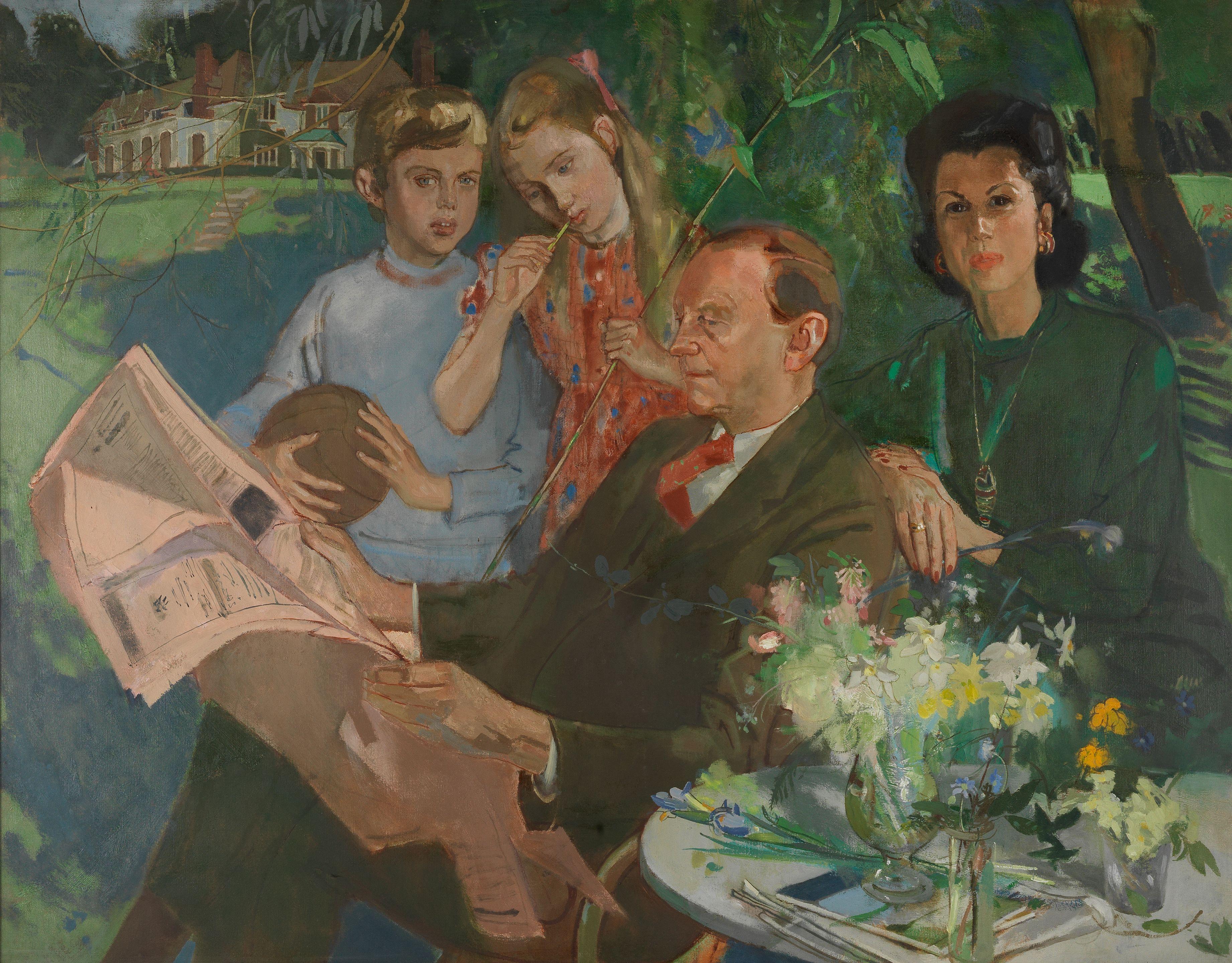 John Stanton Ward R.A. - Family Portrait