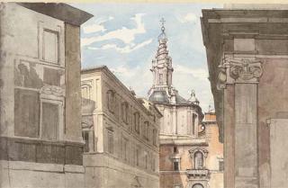 John Stanton Ward, R.A. - Roman Rooftops