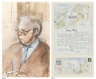 John Stanton Ward, R.A. - Self portrait no. 1 (i); Le Sirenuse (ii)