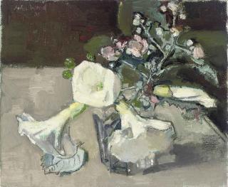 John Stanton Ward, R.A. - Two still life paintings of flowers (one illustrated); and Still life of blackberries