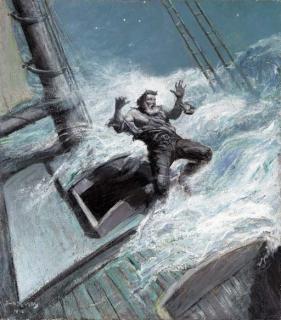 John Steuart Curry - Battling the Storm