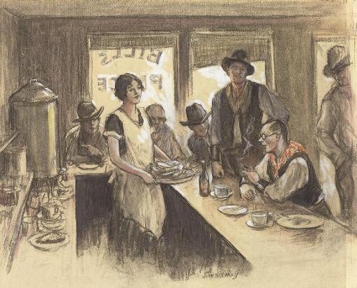 John Steuart Curry - Bill\'s Place