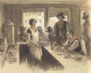 John Steuart Curry - Bill\'s Place