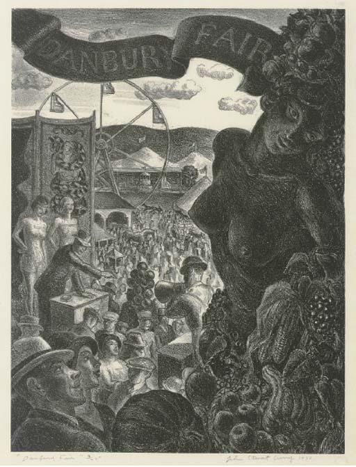 John Steuart Curry - Danbury Fair (Cole 8; Czestochowski 8)
