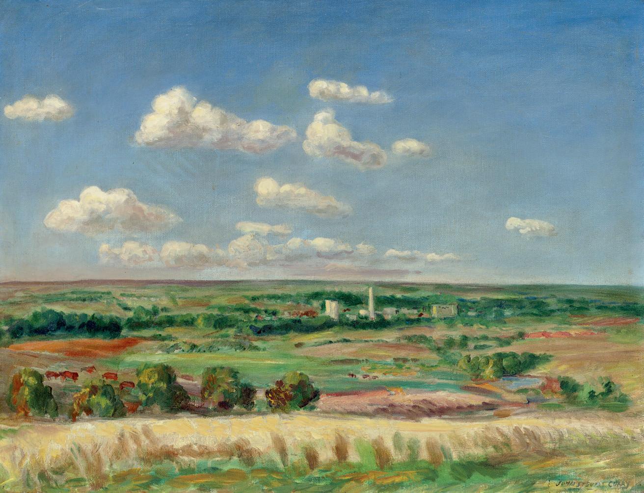 John Steuart Curry - Medicine Lodge, Kansas