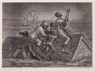 John Steuart Curry - Mississippi Noah