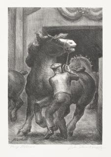 John Steuart Curry - Prize Stallion