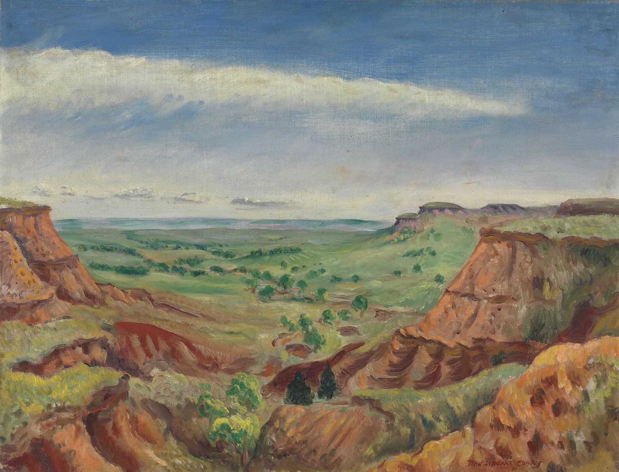 John Steuart Curry - The Badlands