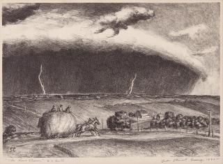 John Steuart Curry - The Line Storm