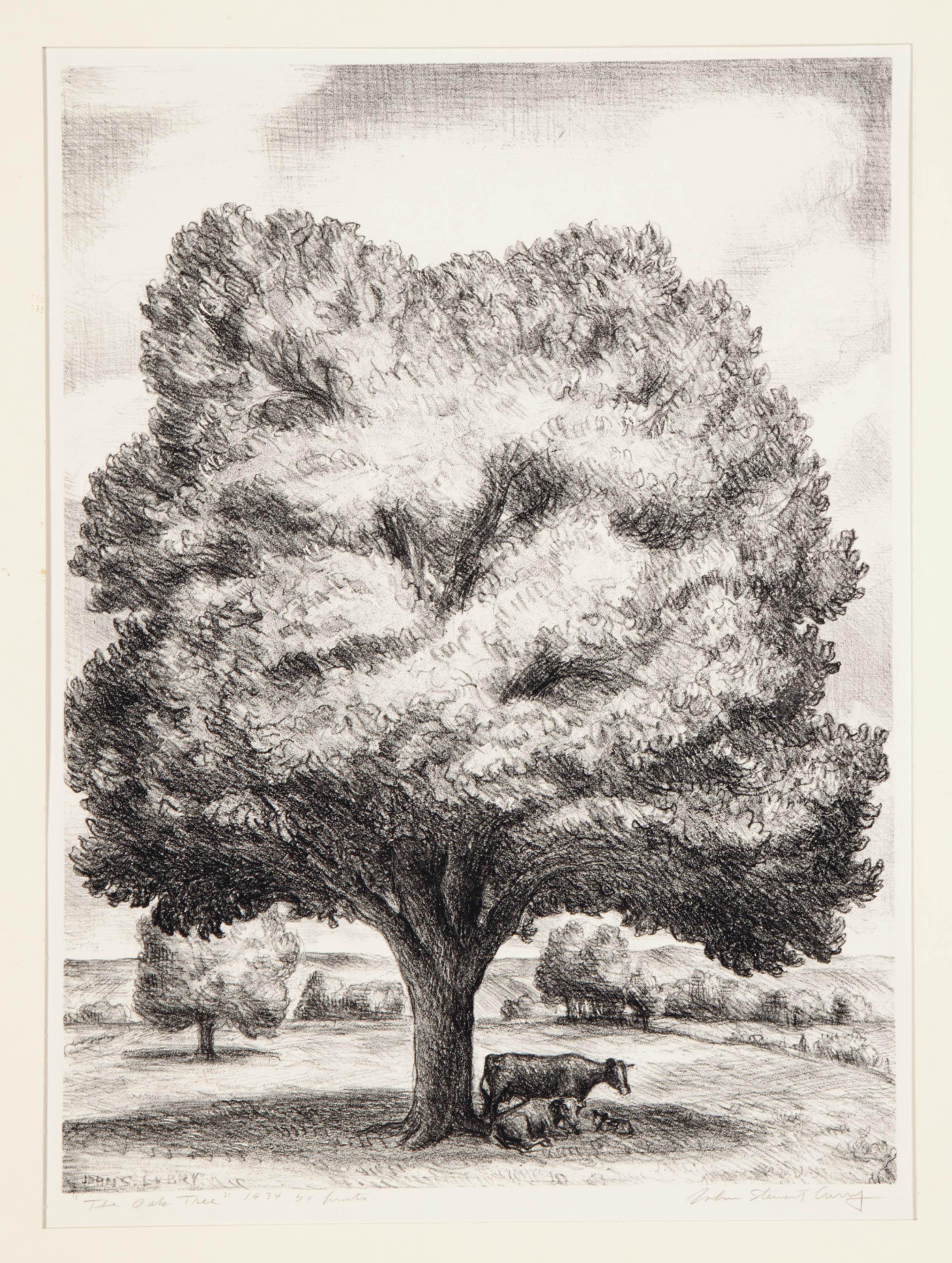 John Steuart Curry - The Oak Tree
