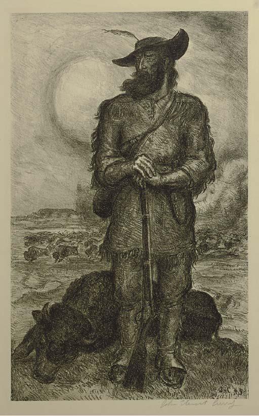 John Steuart Curry - The Plainsman (C. 40; Cz. 42)
