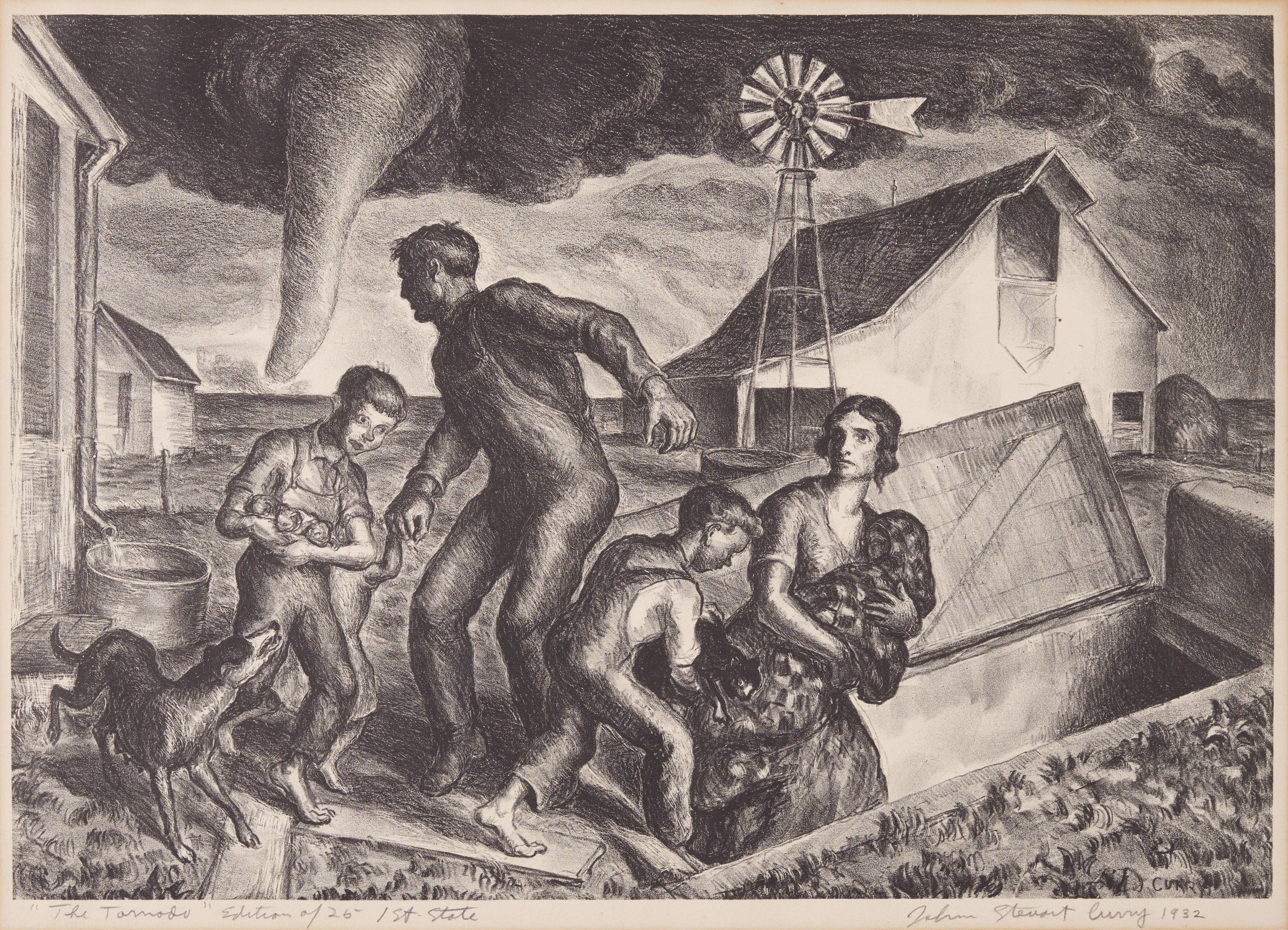 John Steuart Curry - The Tornado